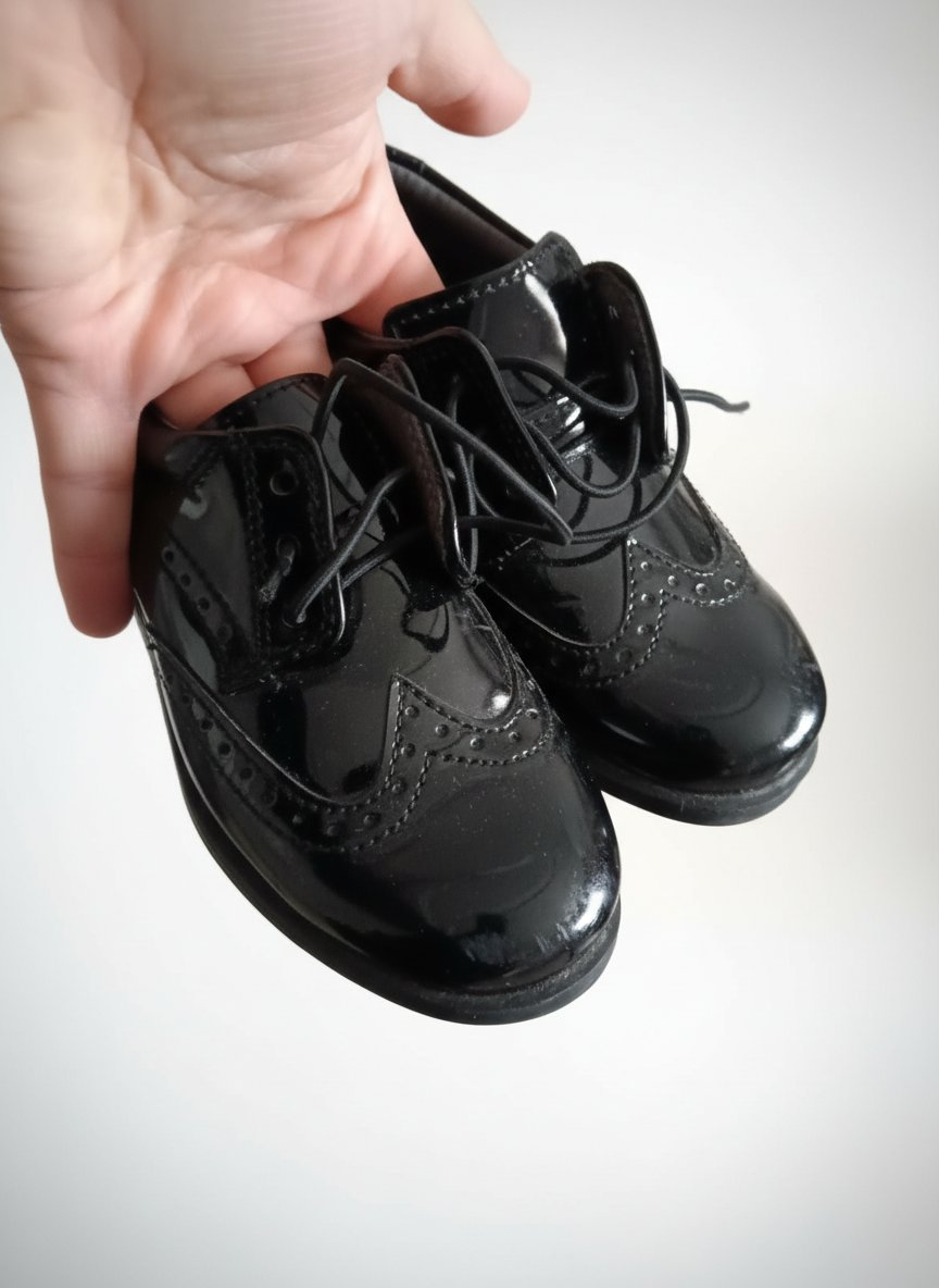 Chaussures vernis intérieur cuir pour garçon 