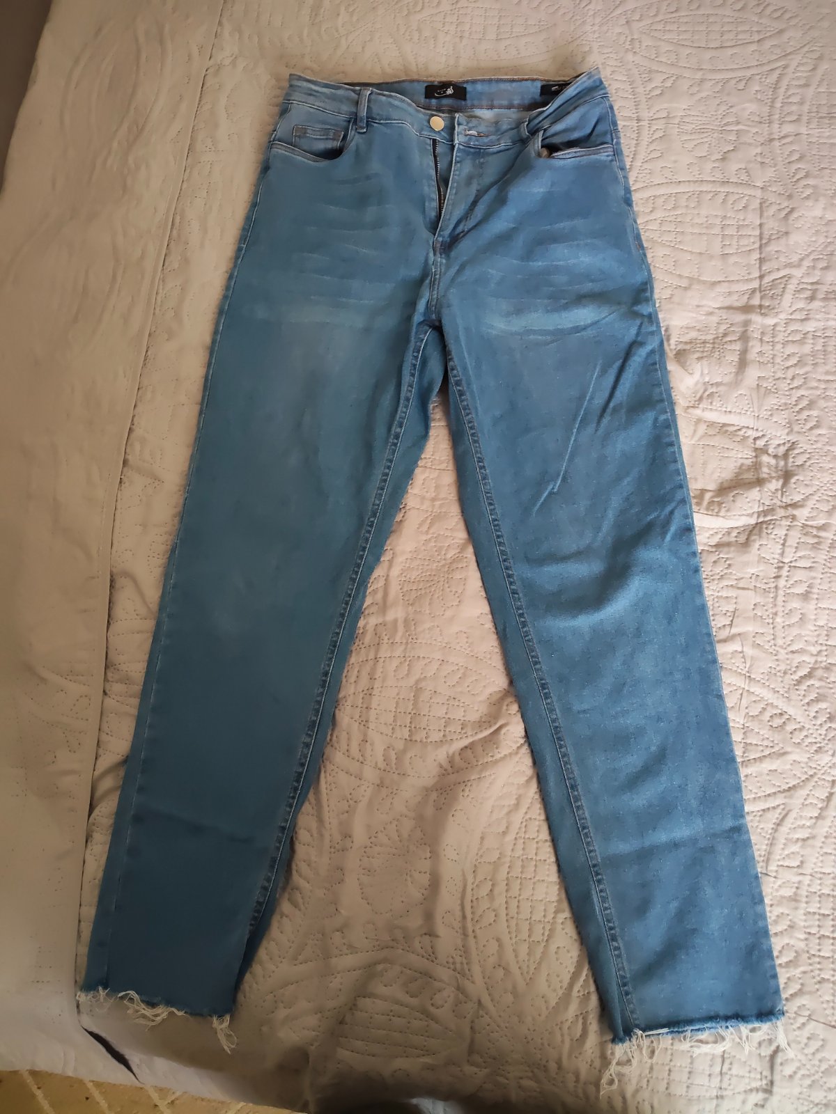 Jean mom fit lycra de chez Noon