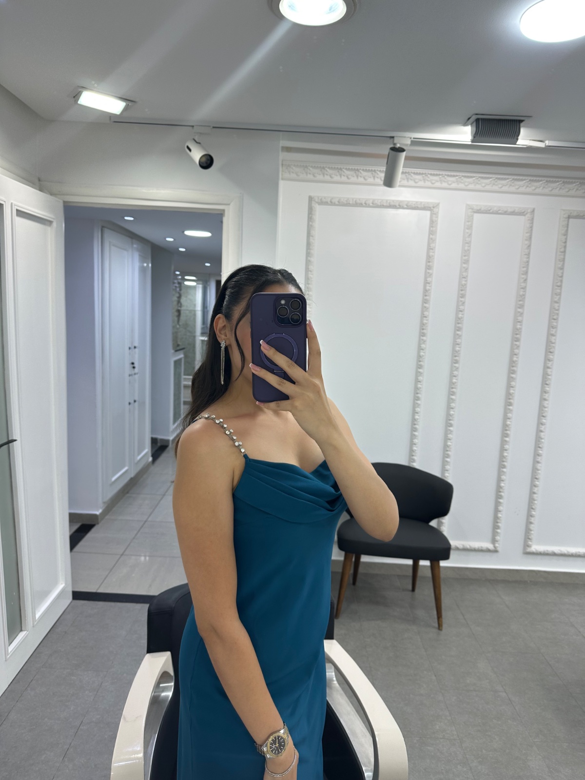 Robe turquoise neuve 