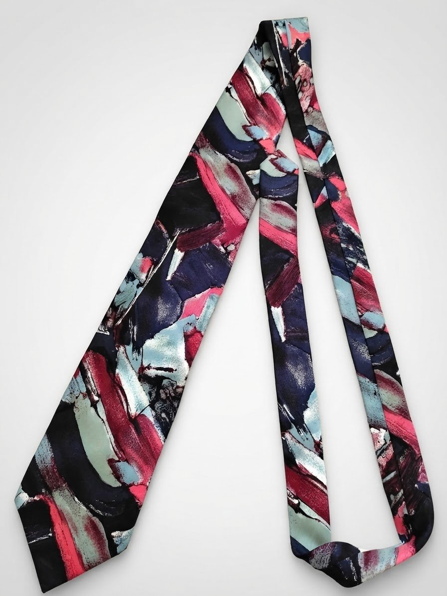 Cravate artistique Pierre balmain 10% soie