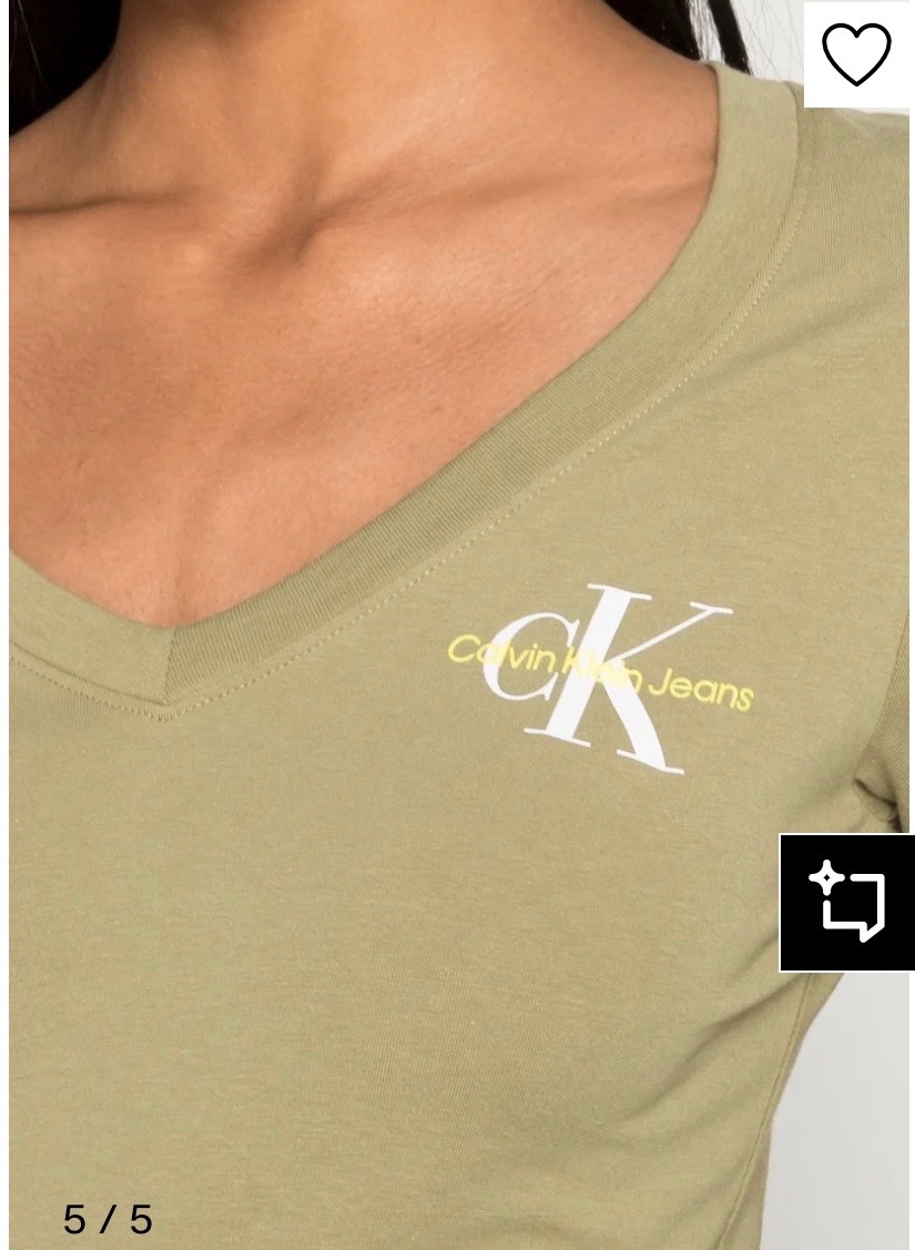 Tshirt col v ck