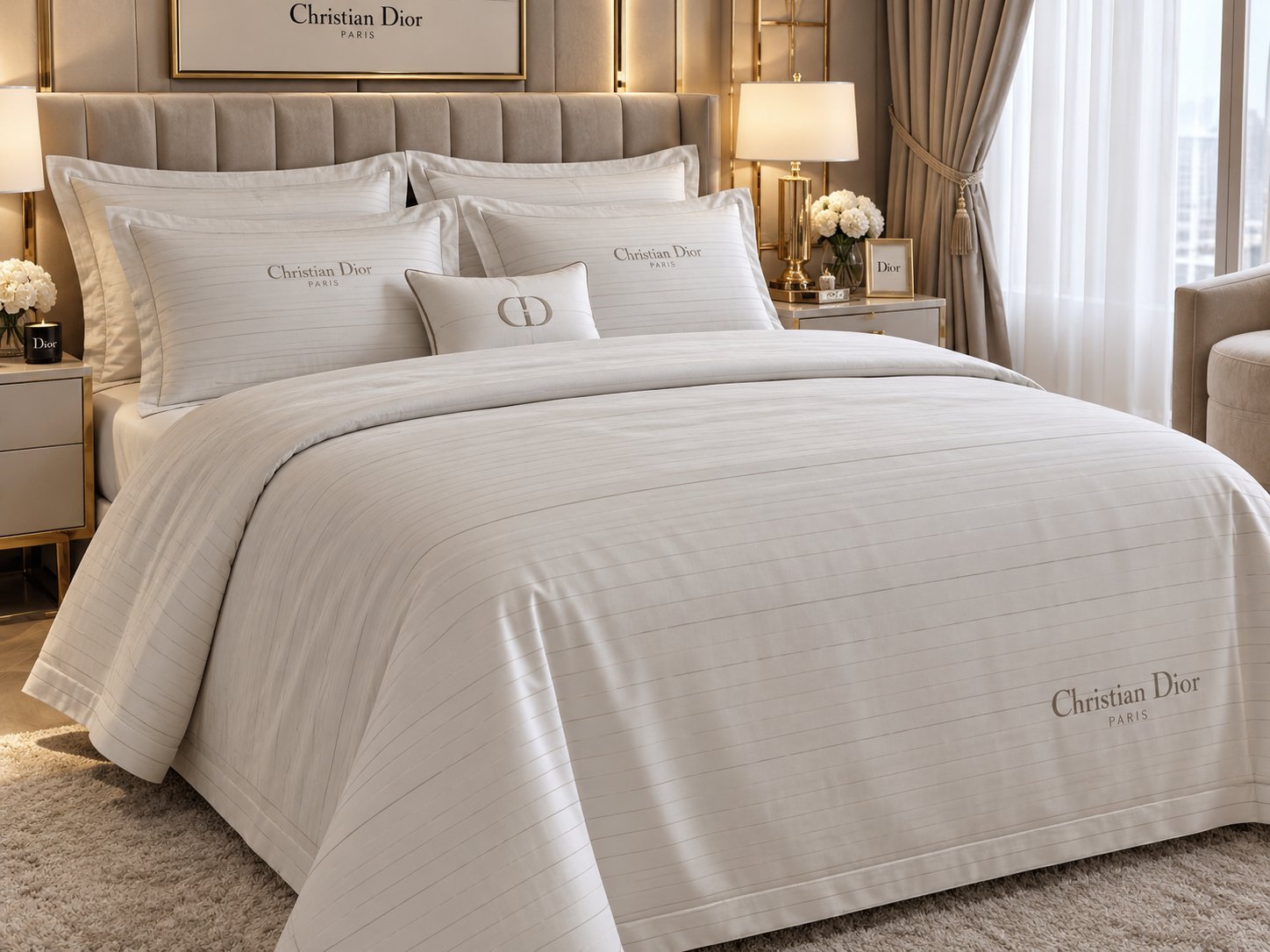 Drap de lit Christian Dior 242x274 (flower time) from dior✨ 