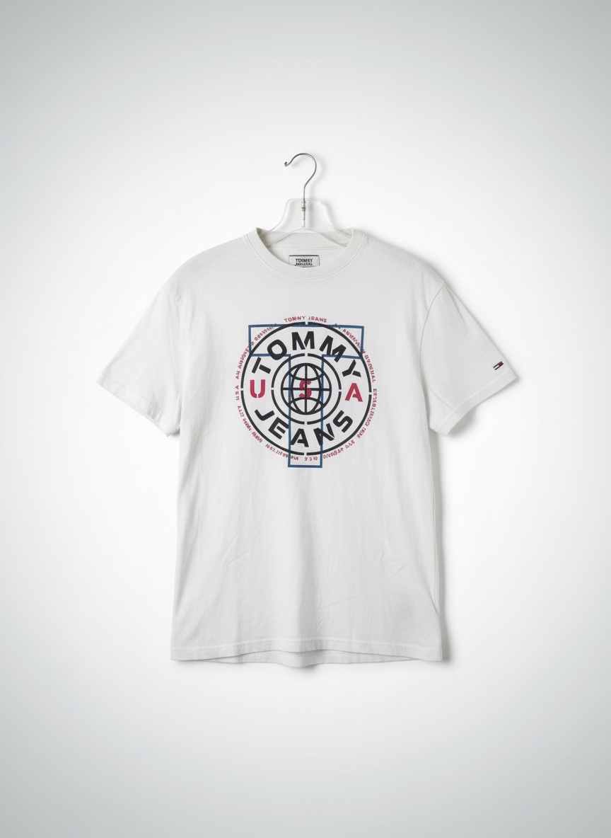 TSHIRT TOMMY BLANC 