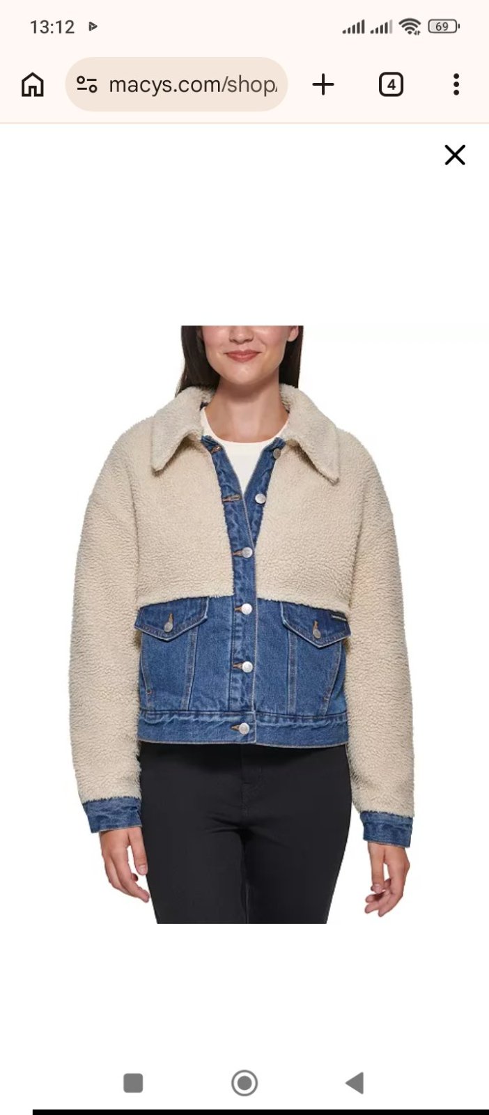 Veste djeans Calvin Klein taille M 
