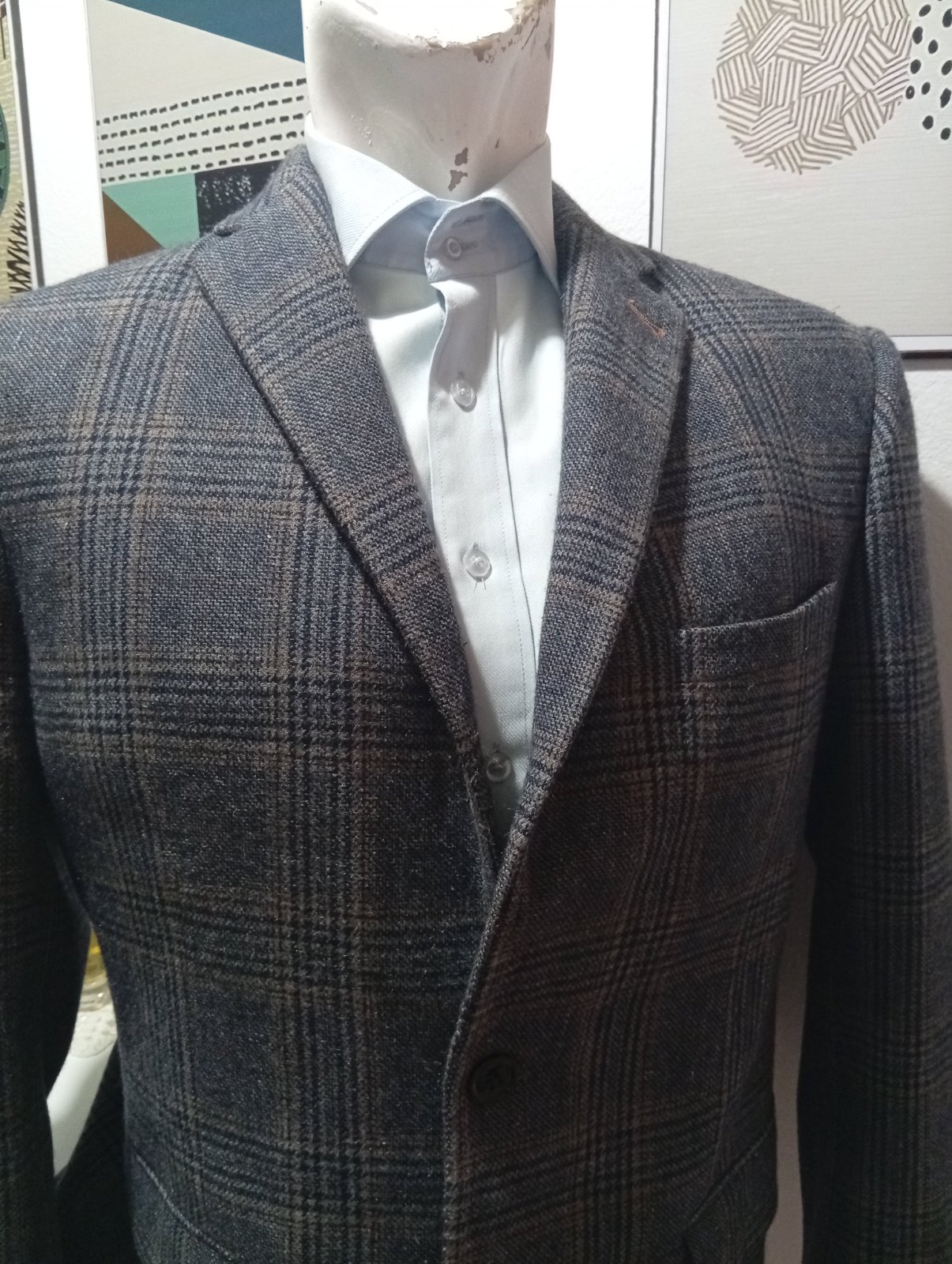 Blazer chic taille M coupe slim 