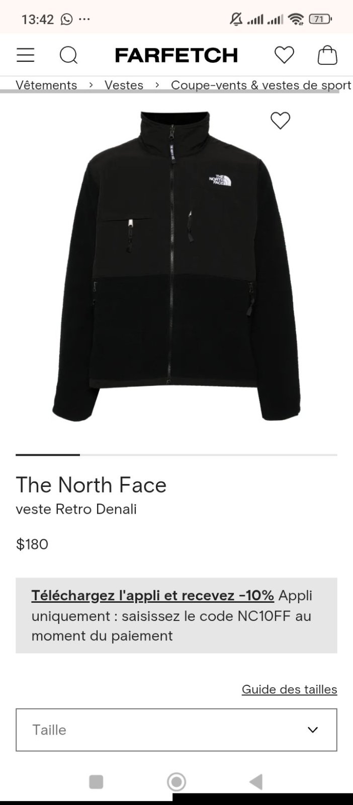 Veste THE NORTH FACE unisexe M homme et xl femme 