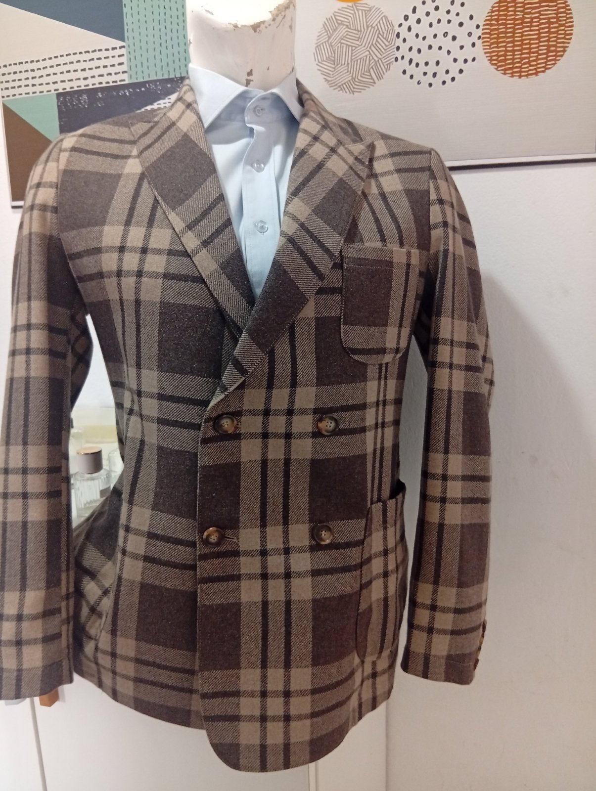 Blazer italien croisé taille 48