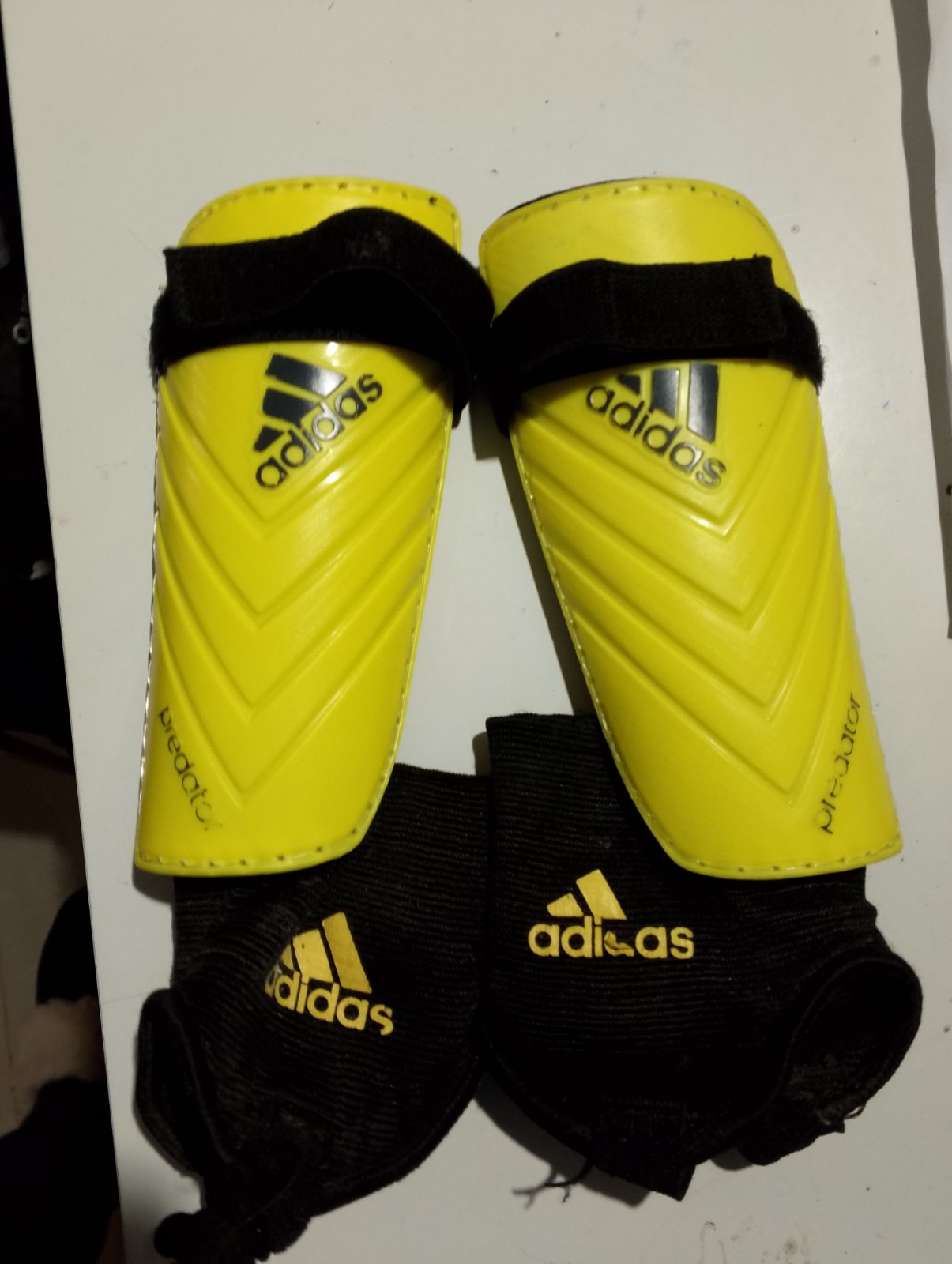 Protège-tibias Adidas Predator - Taille S  Jaune/Noir