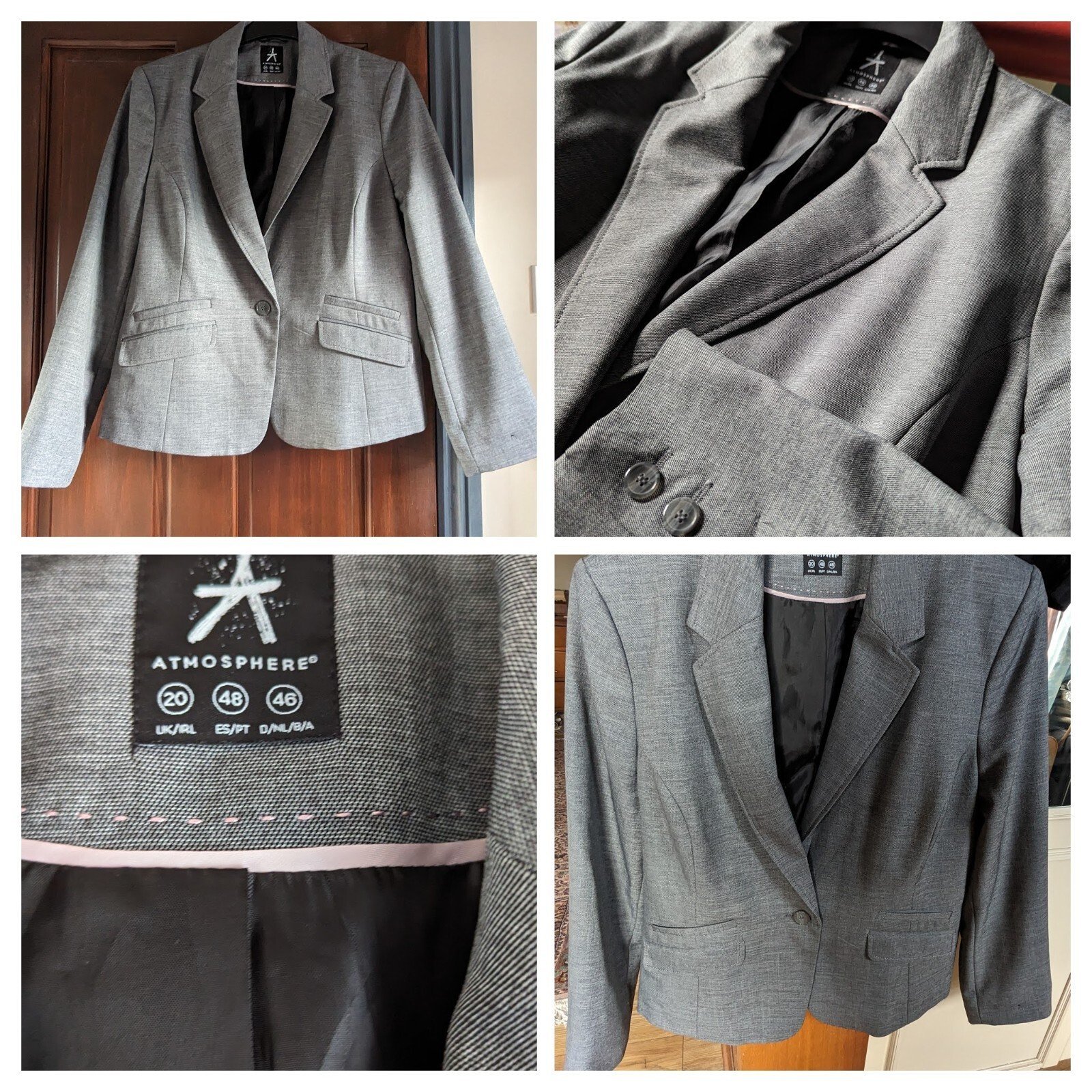 Blazer gris élégant – Atmosphere