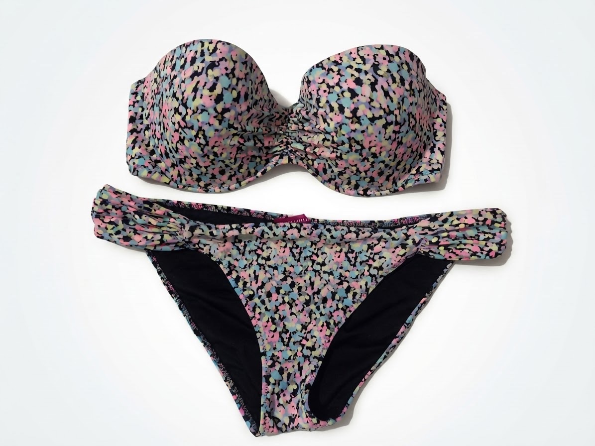 Maillot de bain 2 pièces Victoria's Secret – Motif Confetti