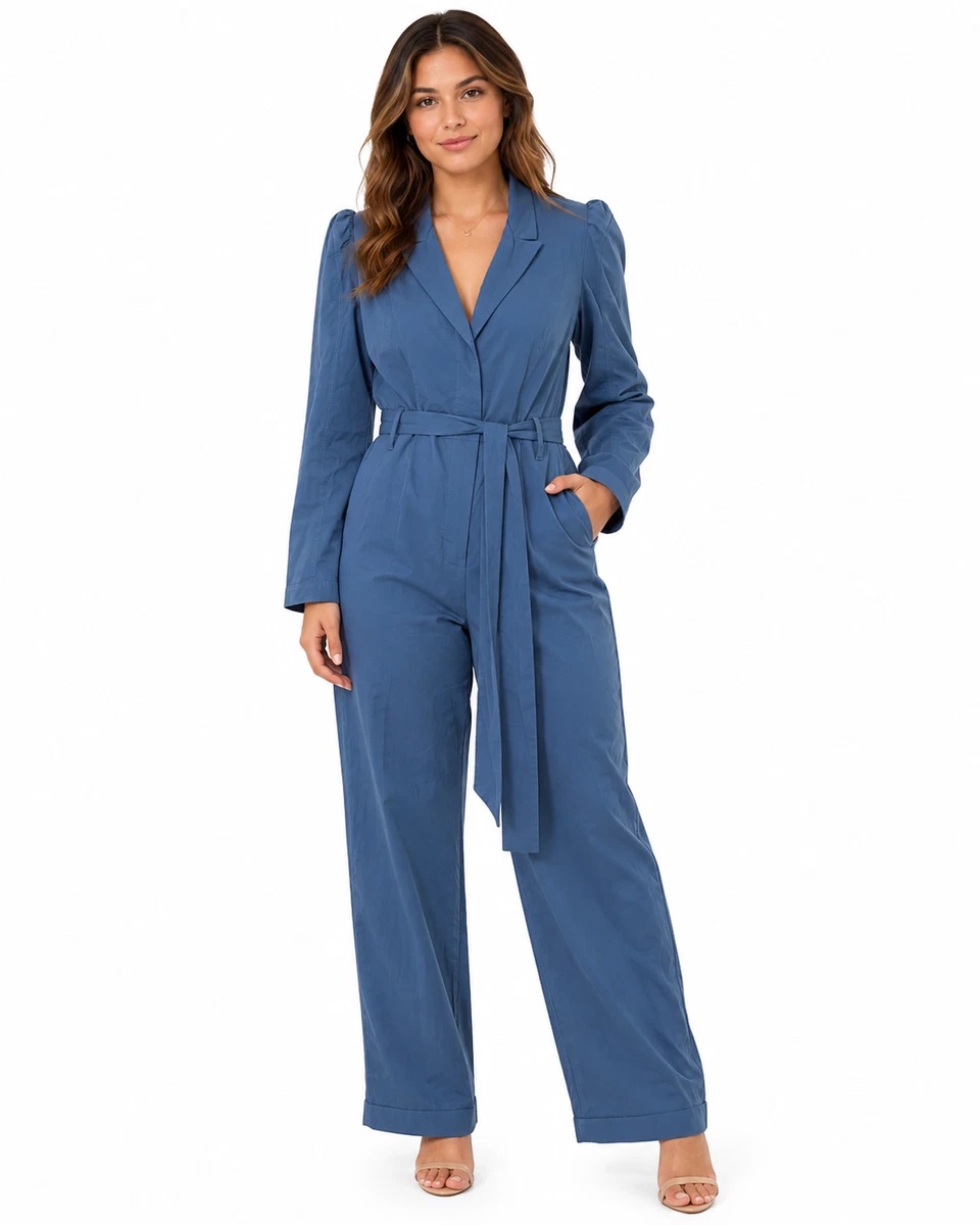 Combinaison Zara bleue