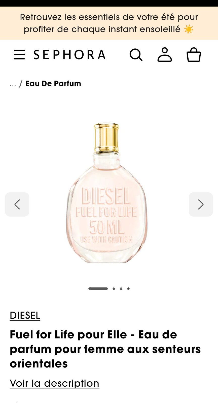 Parfum Diesel Fuel for Life (Femme) – 50ml Eau de Parfum