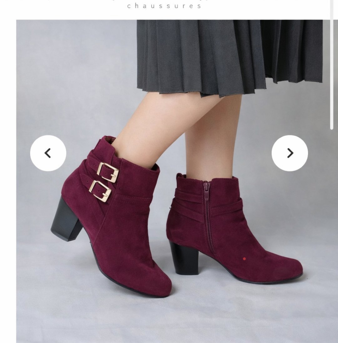 Bottines burgandy neuf