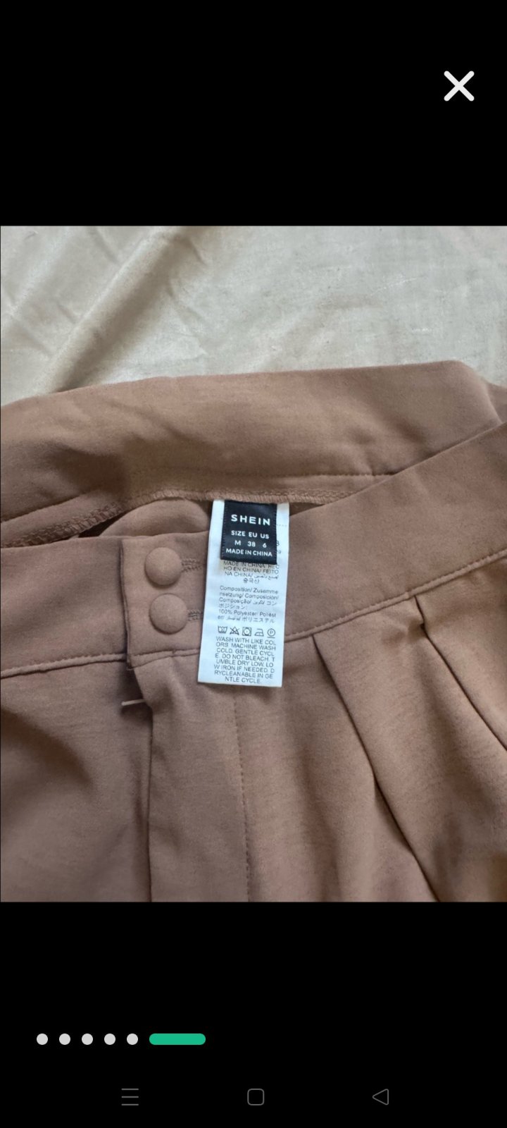 Pantalon shein taille 38 M