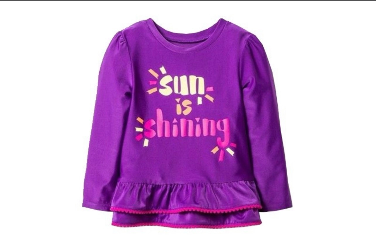 Haut de bain manches longues bebe fille 9 mois