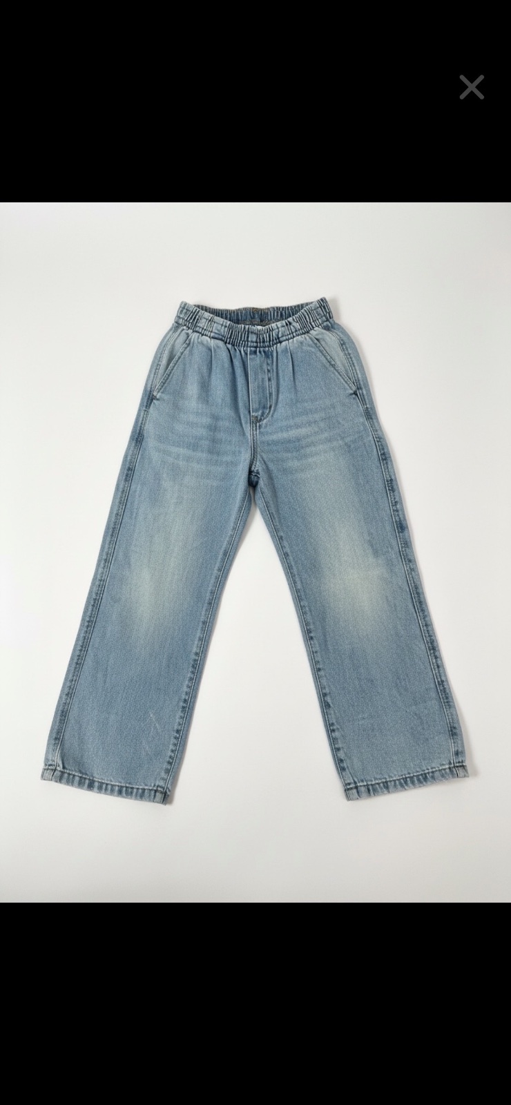 Djean denim clair zara paperbag enfant 7 ans 