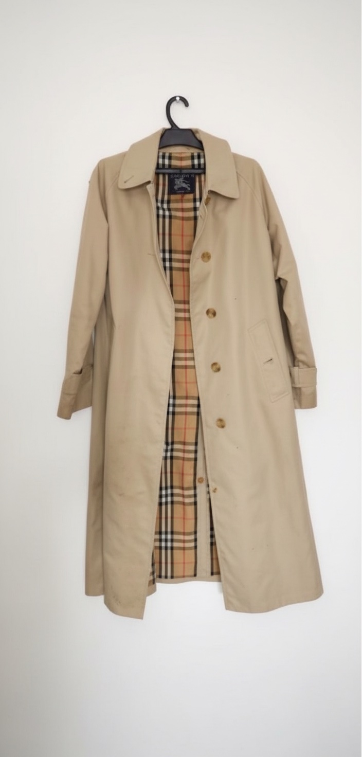 Camden Burberry Trench coat vintage 100% authentique S/M