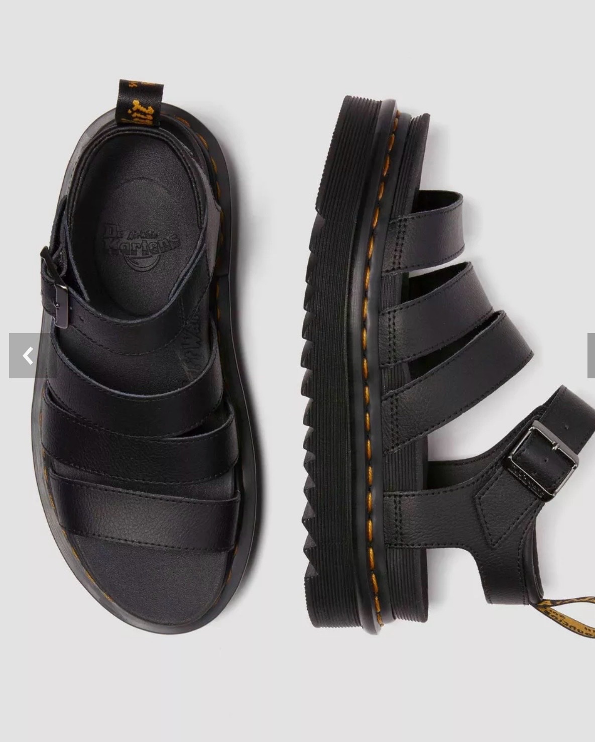Sandales DR Martens Blaire Athena en cuir quasi neuve