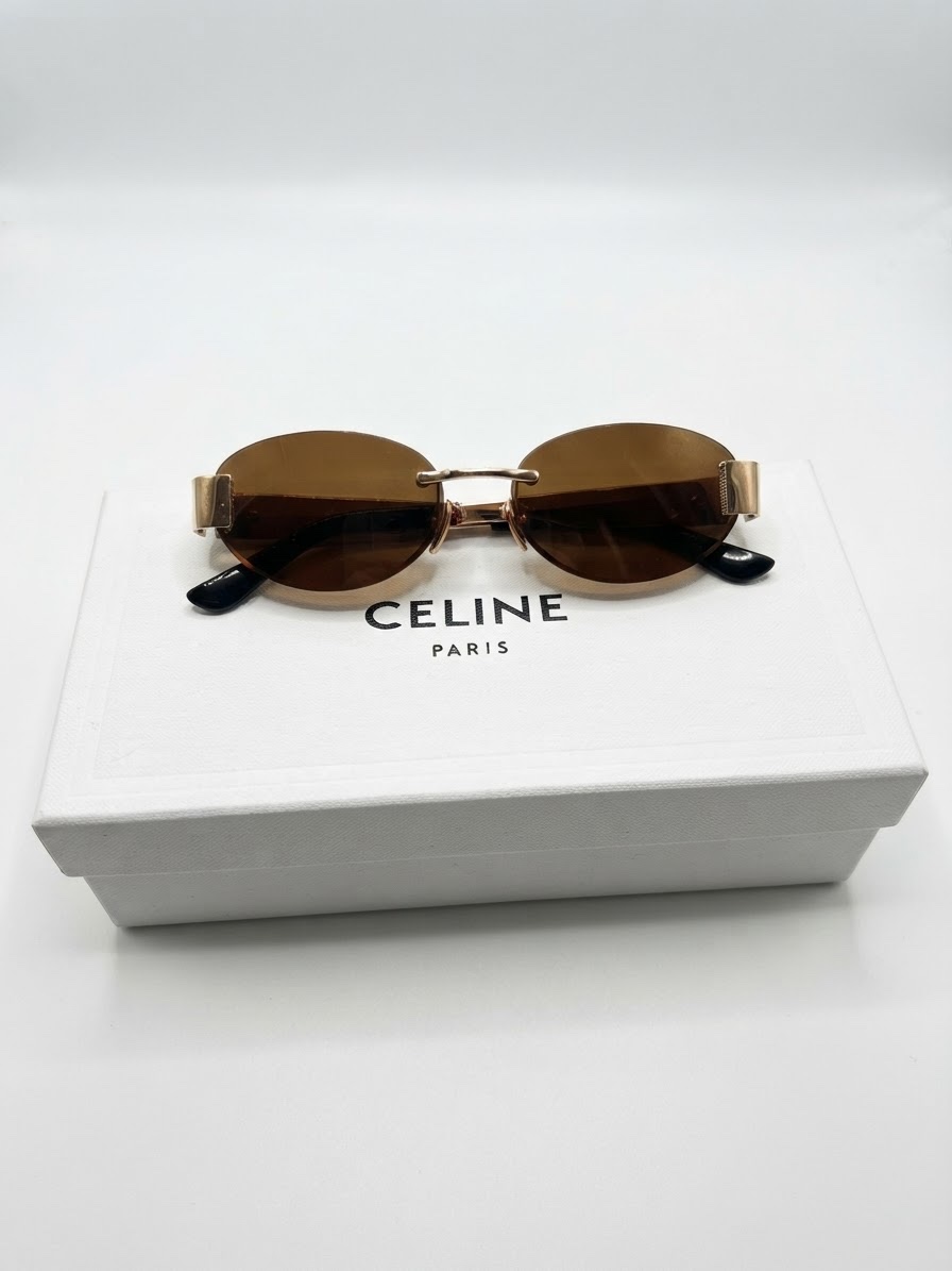 Lunettes de soleil avec tout son packaging 