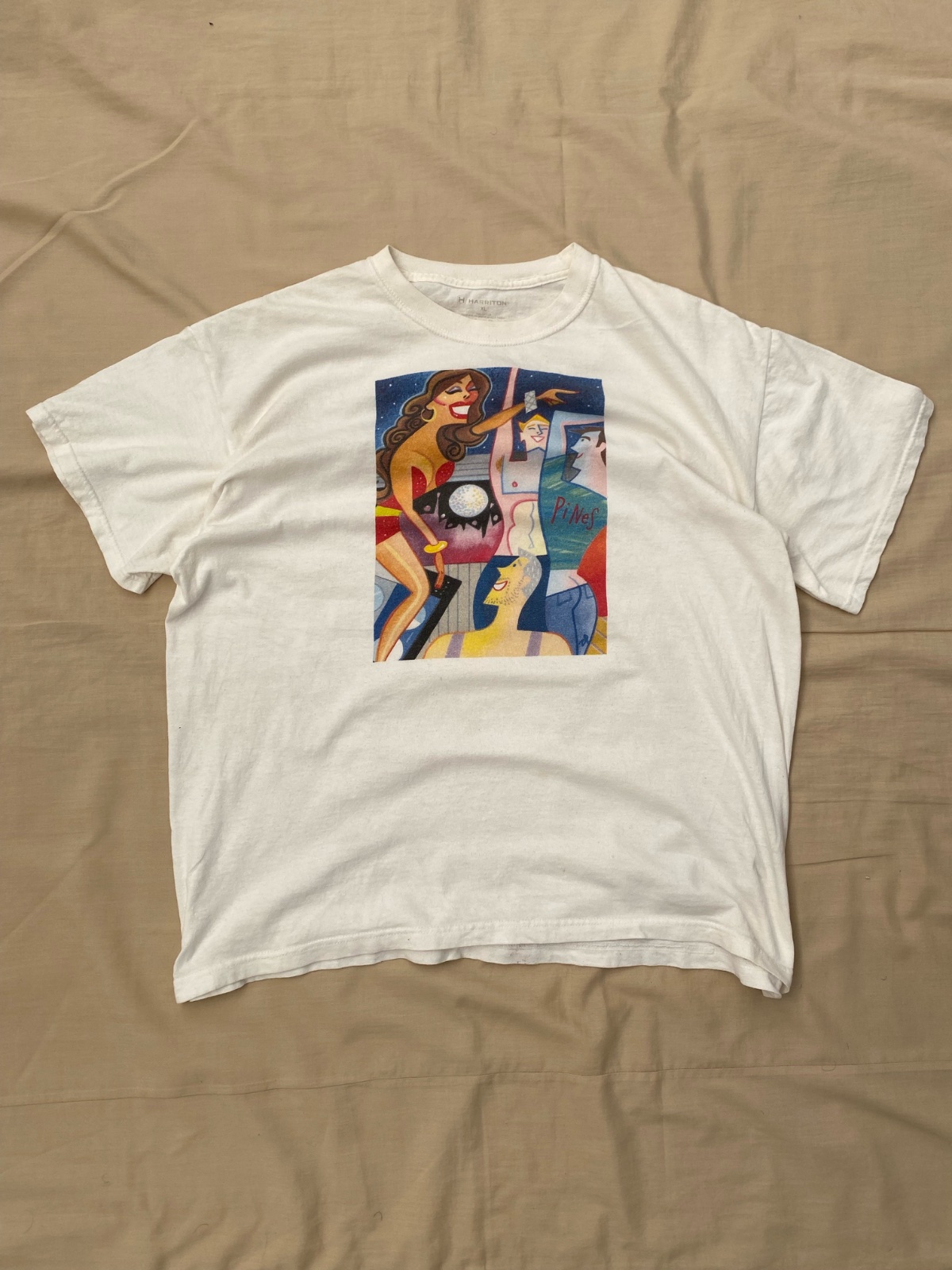 Tee shirt white avec graphic designs