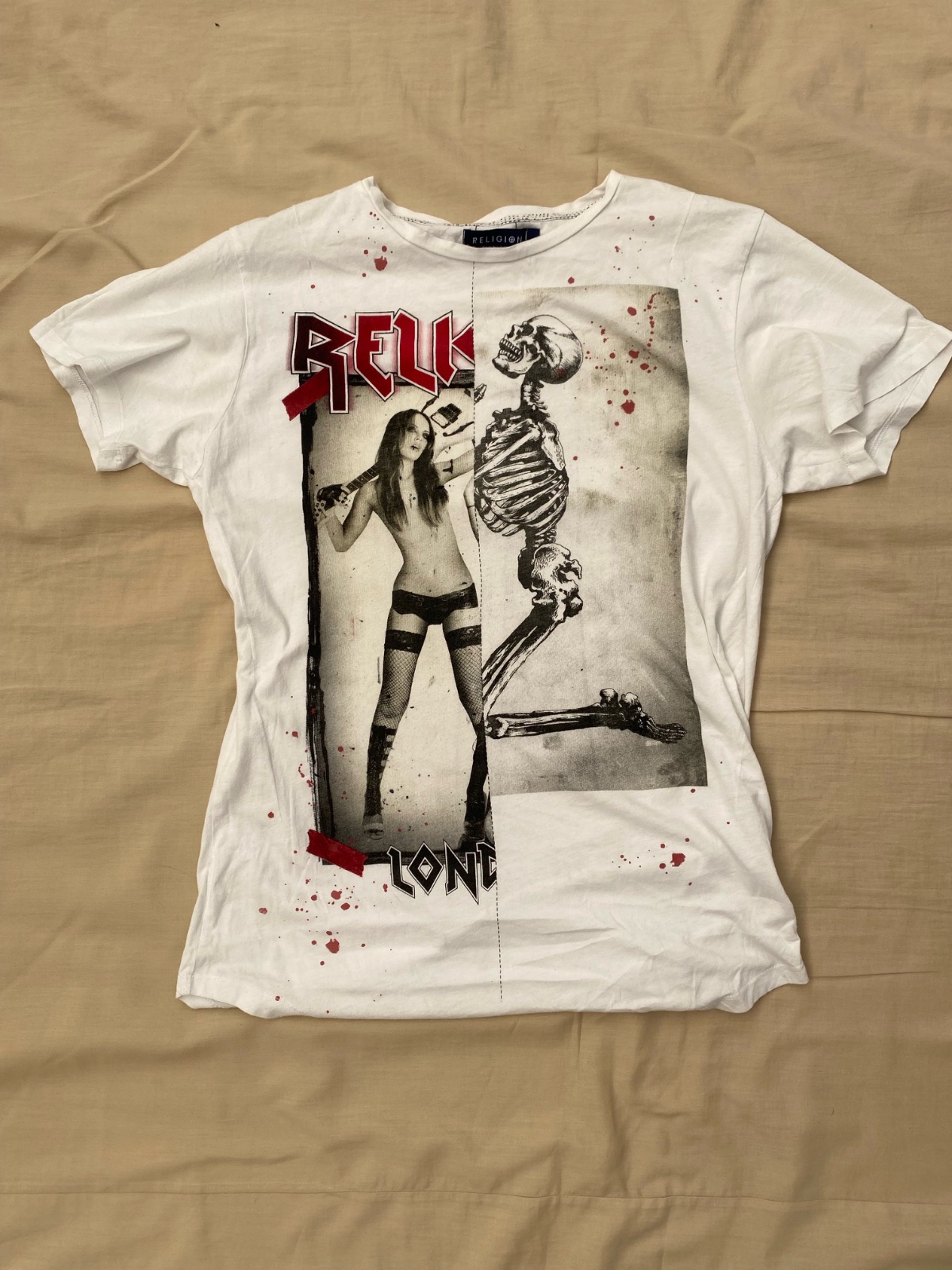 Religion graphic tee shirt