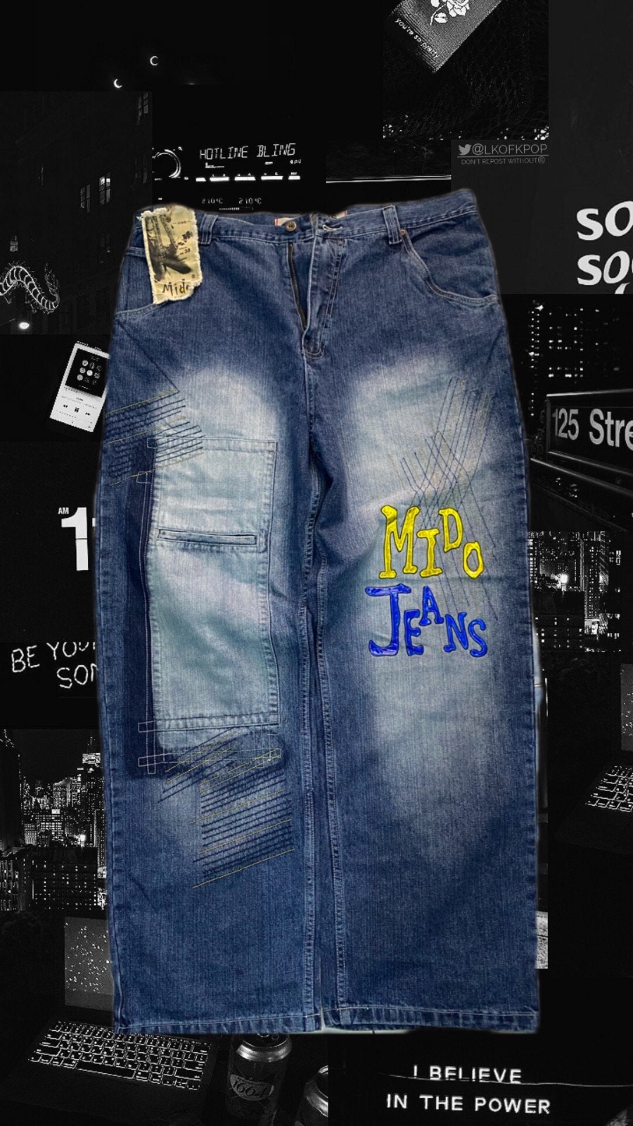 Jeans baggy neuf avec tag