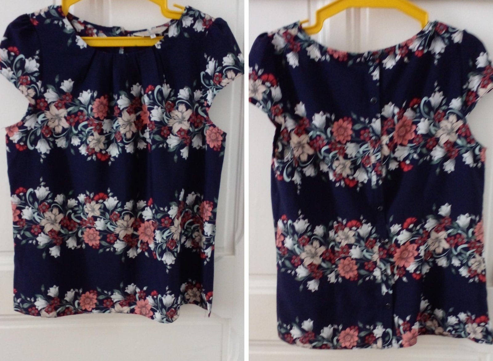 Blouse bleu marine