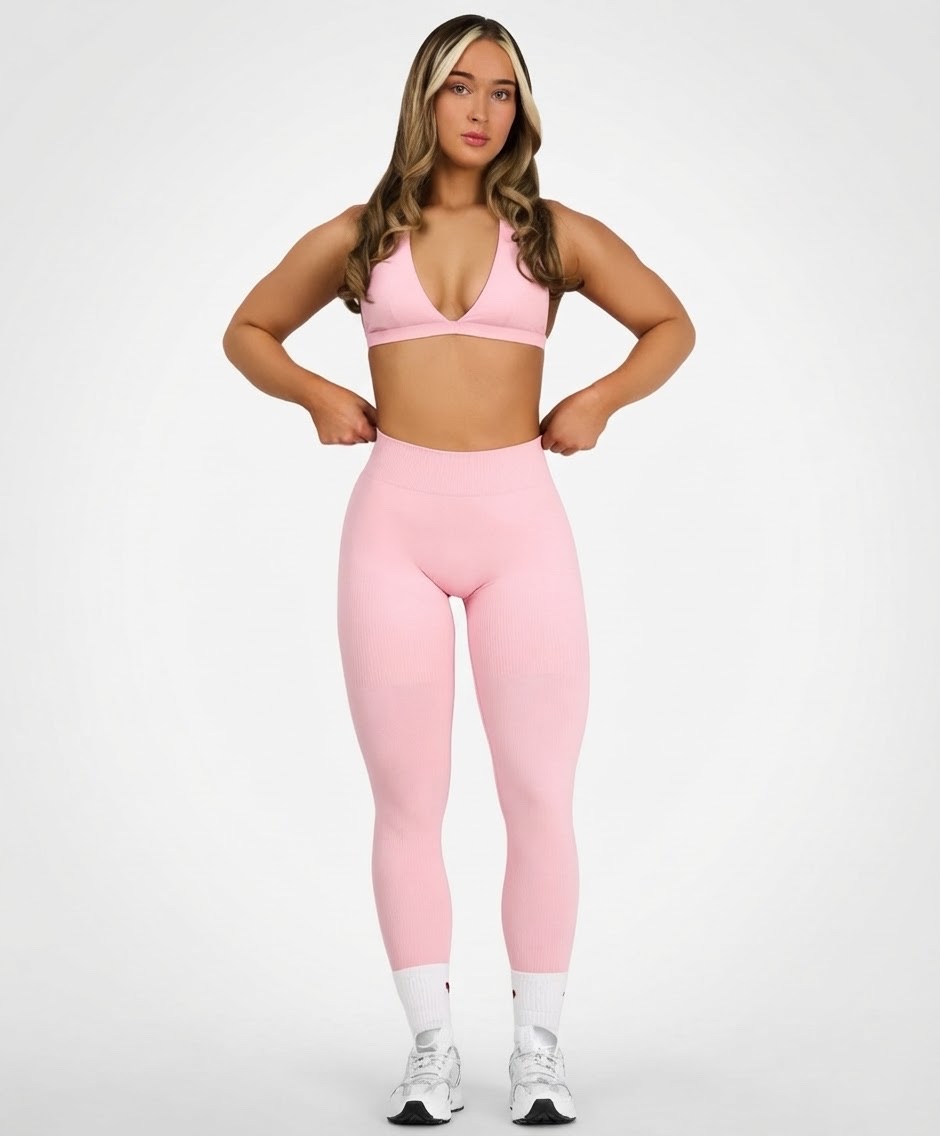Legging Sport rose poudré