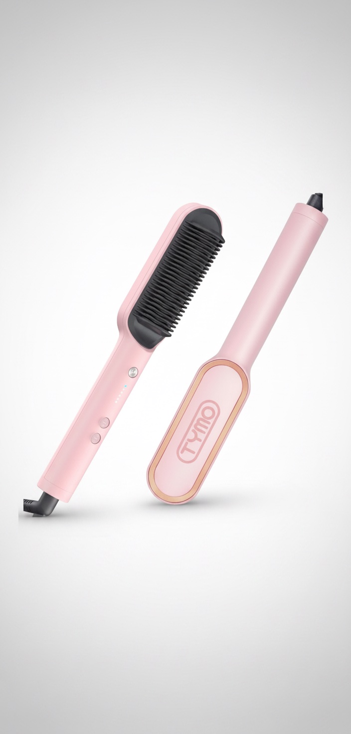 Tymo Hair Straightening Comb, Pink