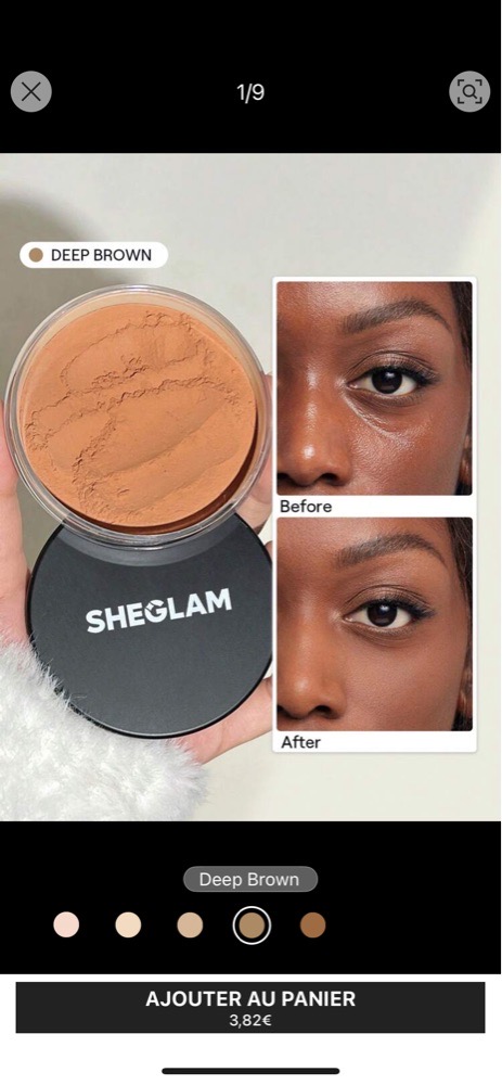 Setting powder