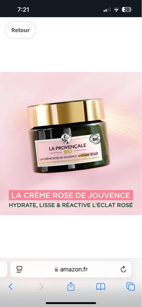 La créme rose de jouvence