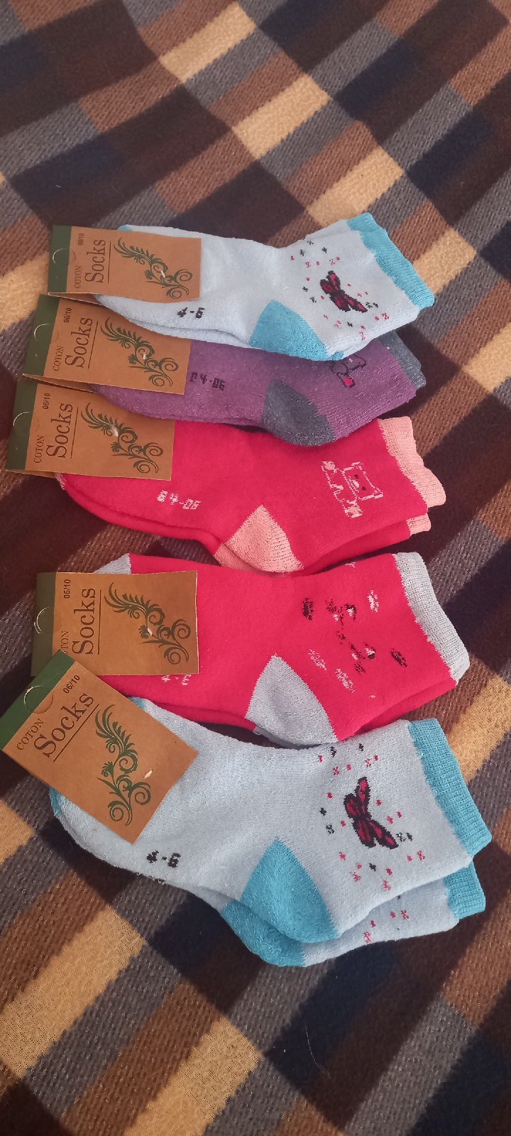 Packs de 5 chaussette
