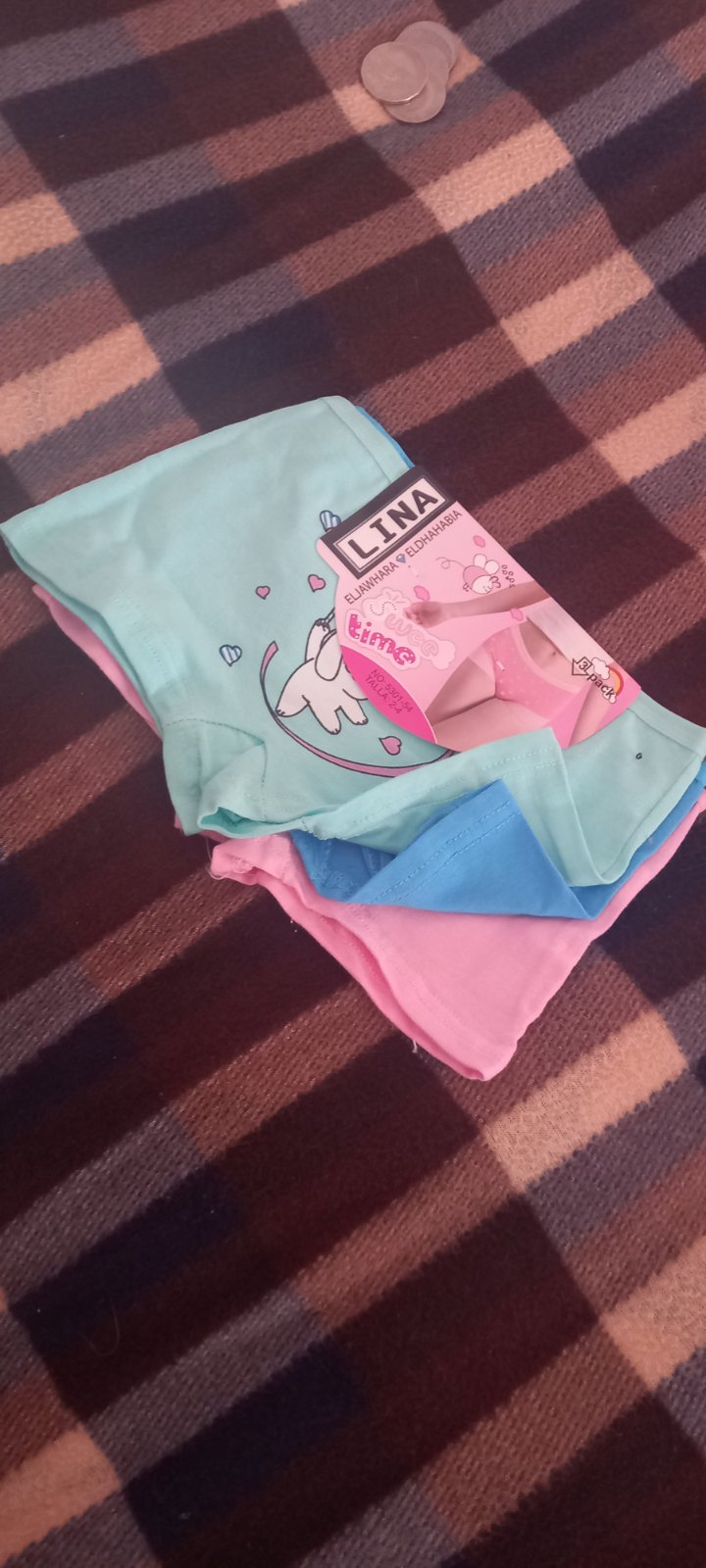 Packs 3 culot fillettes 
