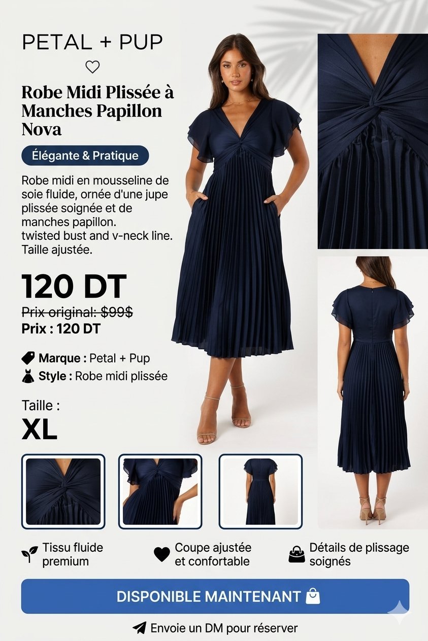 Robe Midi à Motifs de la prestigieuse marque Charter Club.