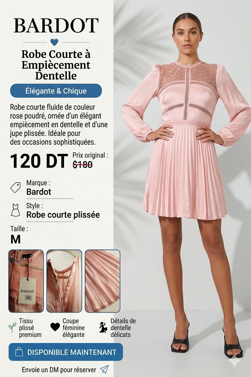 Robe Olivia signée Bardot