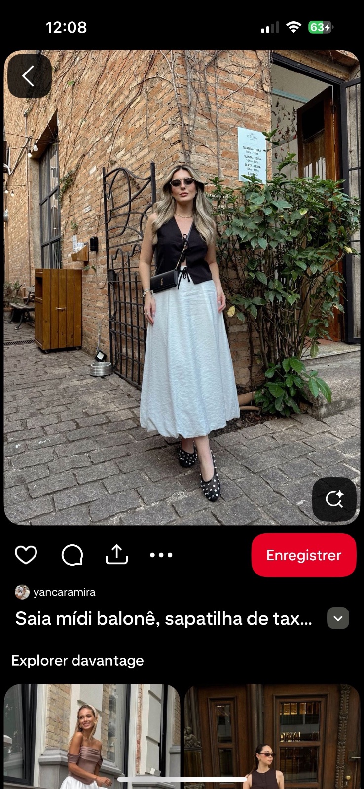 Jupe ballon tendance en état neuf // la taille S/M
