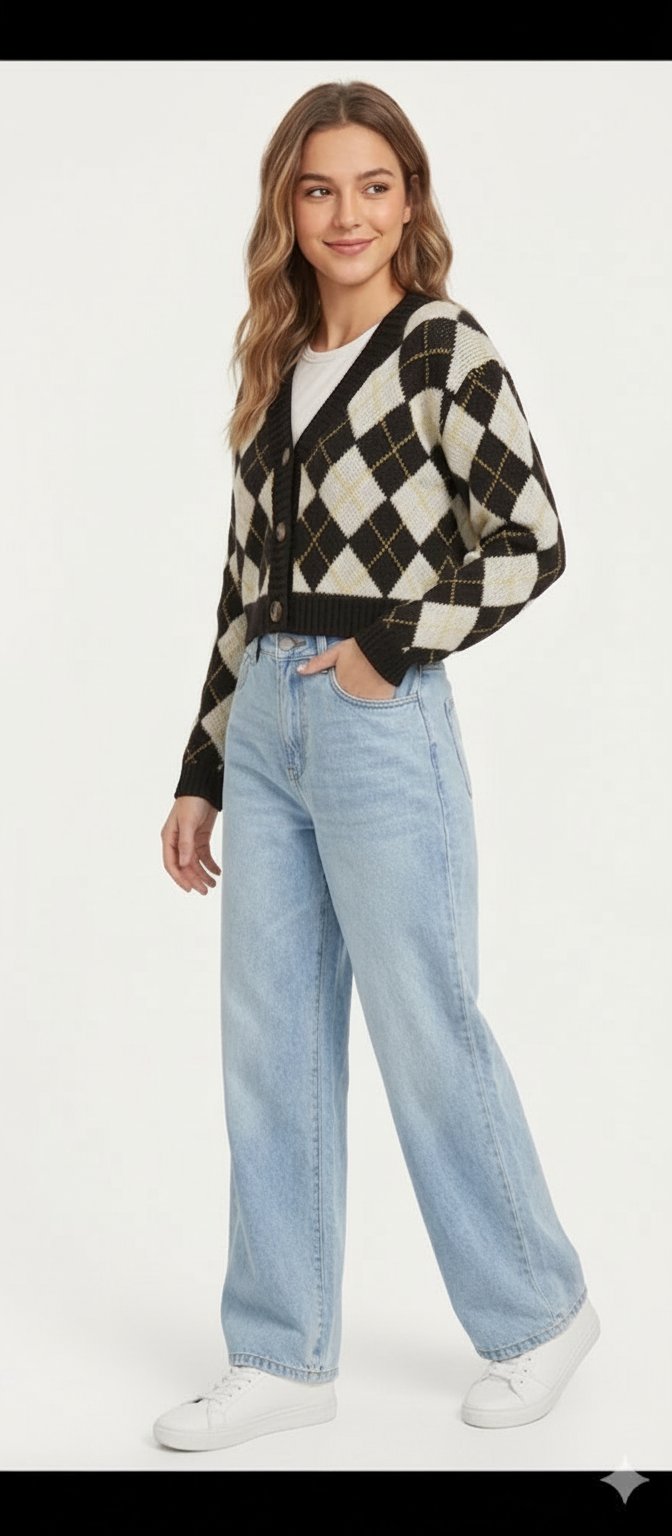 Cardigan SHEIN jackard 