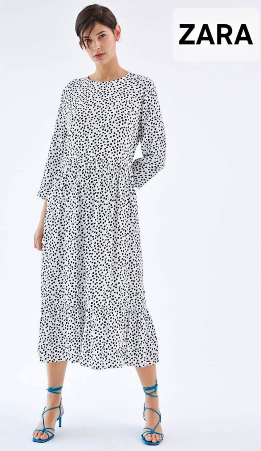 Robe zara pointiée 