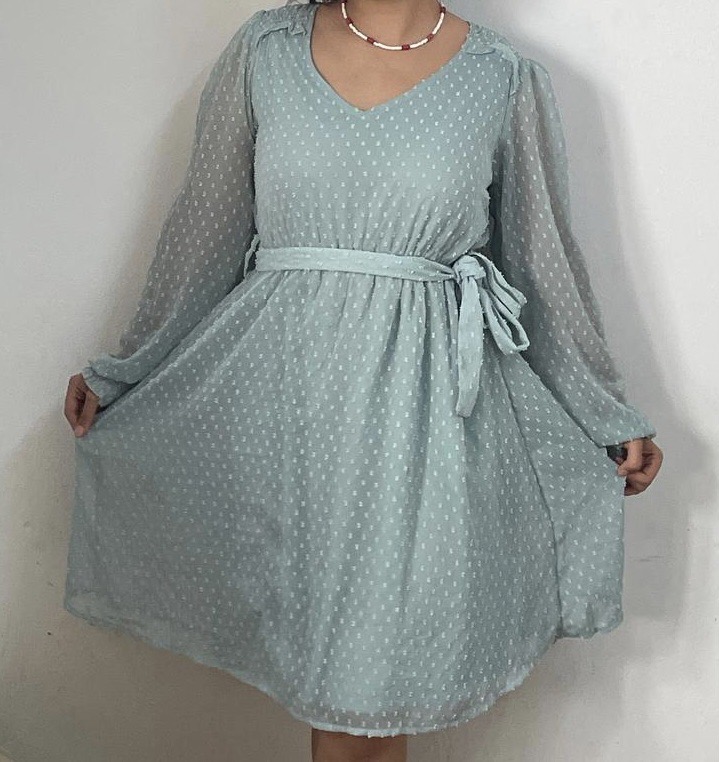 Robe vert turquoise