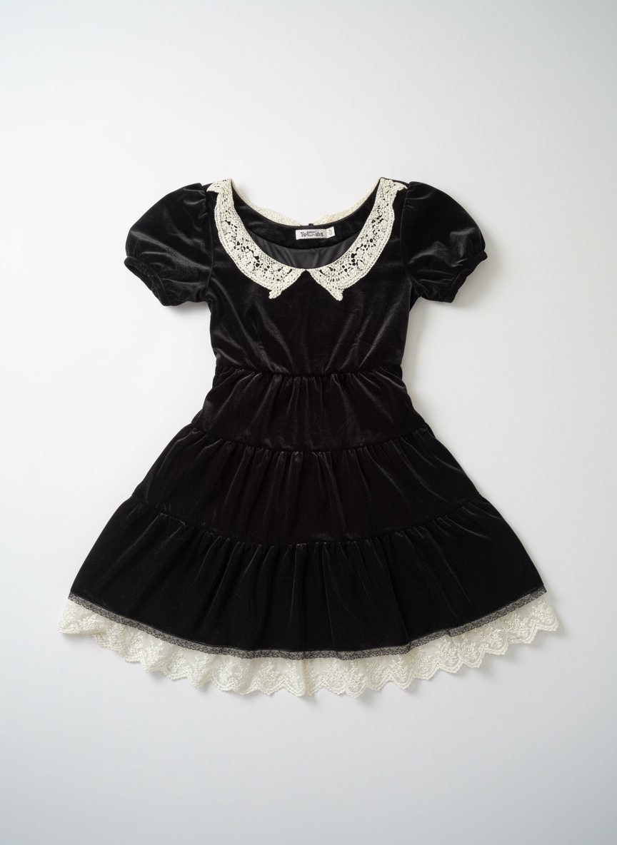 Robe noire coquette