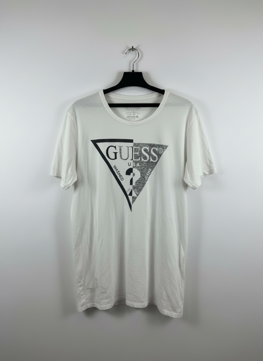T-shirt blanche de lamarques GUSEE taille XXL avec motifs imprimés