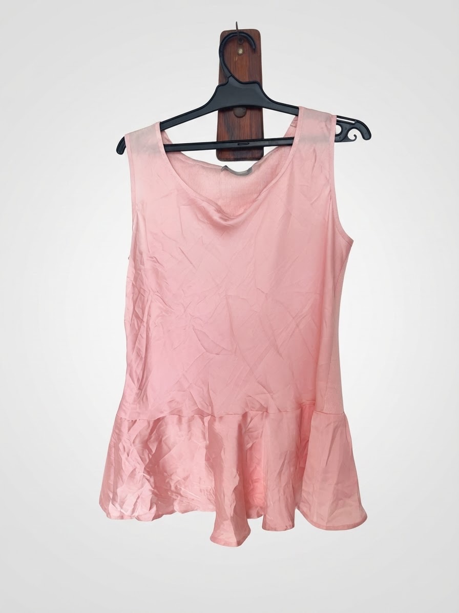 🎀Haut sans manche   rose poudré élégante et féminine 🌸