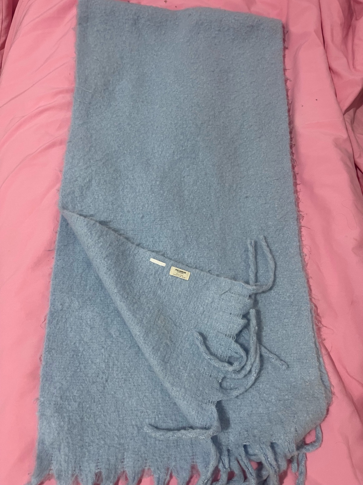 Écharpe maxi effet mohair 🩵🩵 Bleu clair