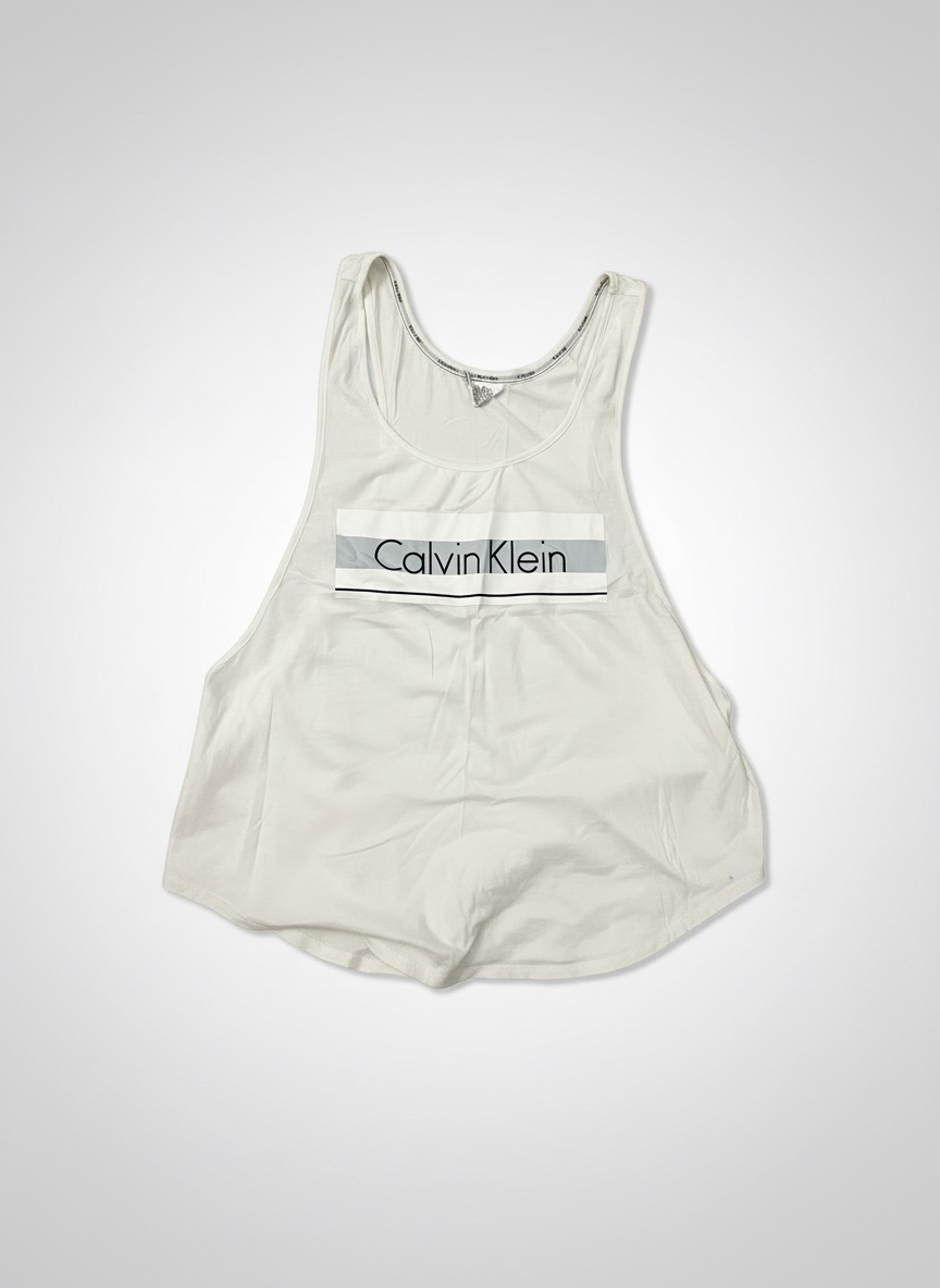 Débardeur blanc calvin klein 