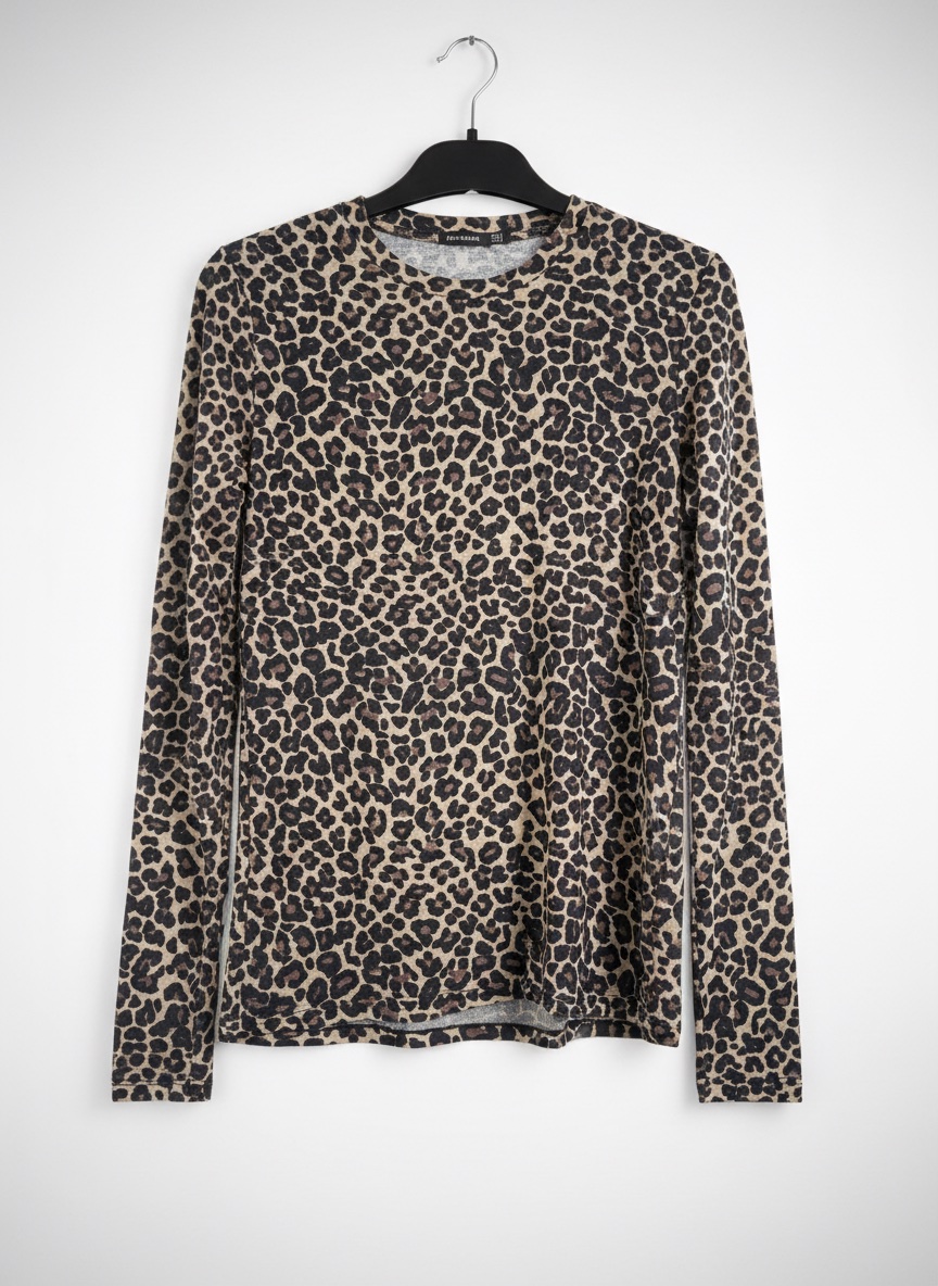 ✨ Top Stradivarius imprimé léopard – Taille M ✨