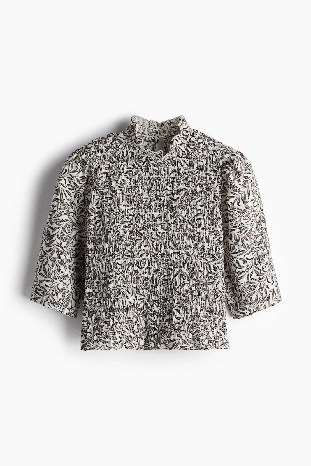 Blouse smockée 