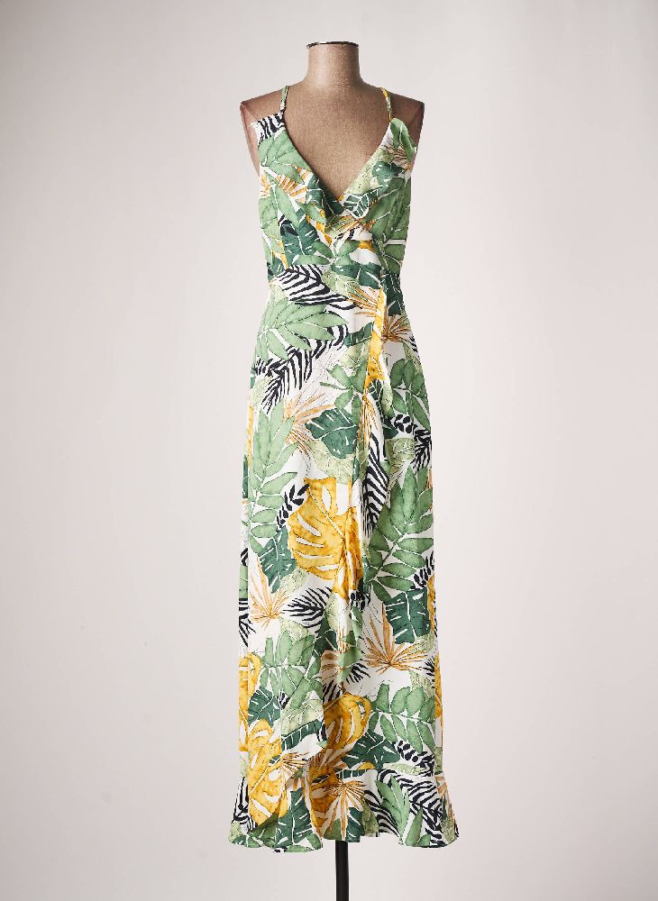 Robe longue tropicale.