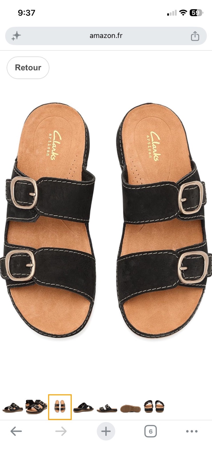 Claquettes Clarks