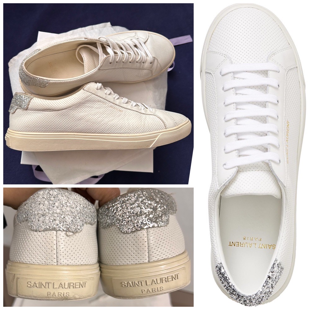 Saint Laurent baskets authentique en cuir 😍😍