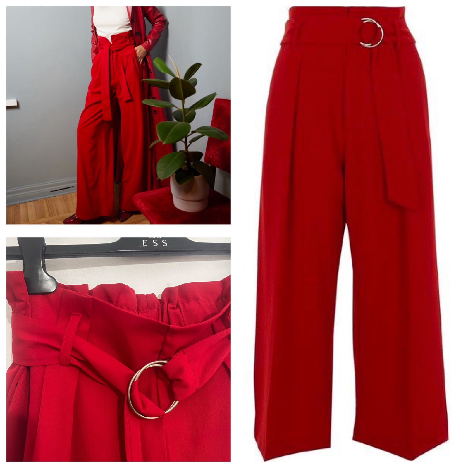 Pantalon large tissu sayefii